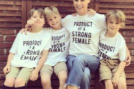 Julie Bowen Children: Oliver McLanahan Phillips, Gustav Phillips and John Phillips