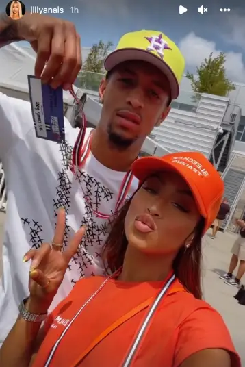 Jilly Anais and Deshaun Watson