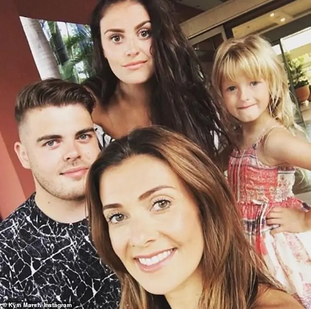 Kym Marsh and her current three children