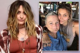 Does Paris Jackson have a relationship with Debbie Rowe?