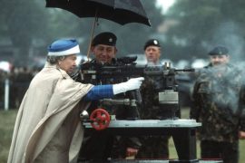Did the queen jump out of a helicopter? When did the Queen jump out of a helicopter?