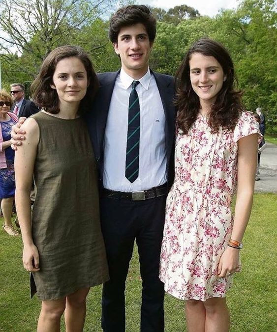 John Schlossberg, Rose Schlossberg, and Tatiana Schlossberg