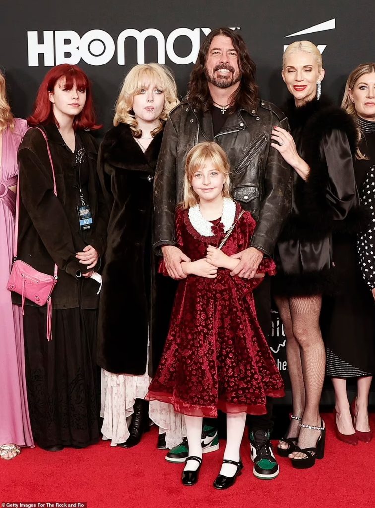 Dave Grohl and his family