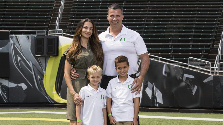 Mario Cristobal, Jessica Cristobal, Mario Mateo and Rocco