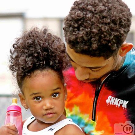 PnB Rock ad daughter Milan Allen