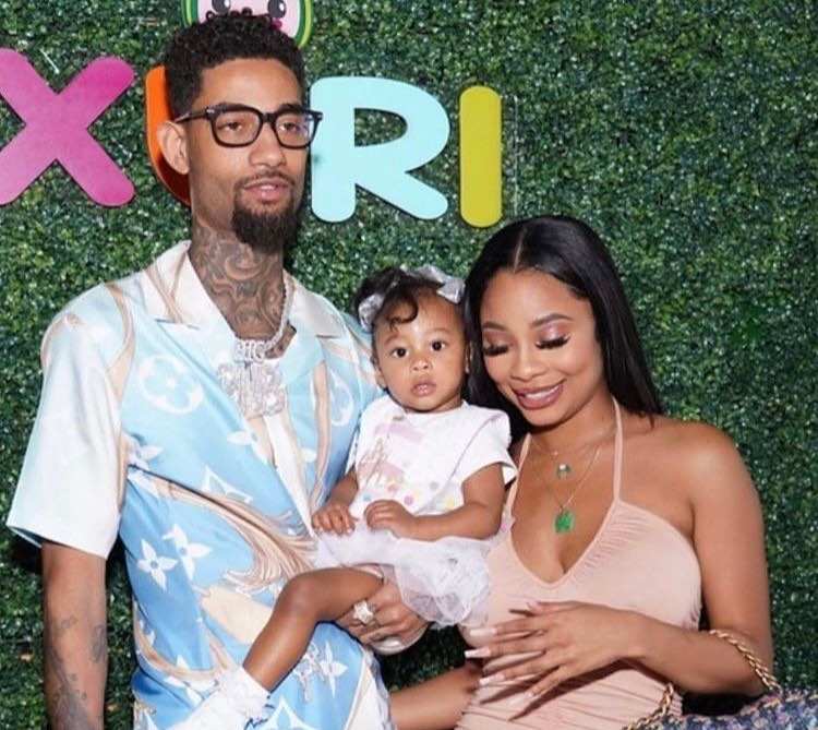Stephanie Sibounheuang, PnB Rock, and their daughter