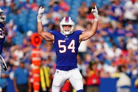 What number is Baylon Spector? Who is #54 on the Buffalo Bills?