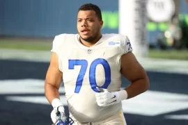 Joseph Noteboom Stats, PFF, Family, Wife, Jersey Number, Height, Weight