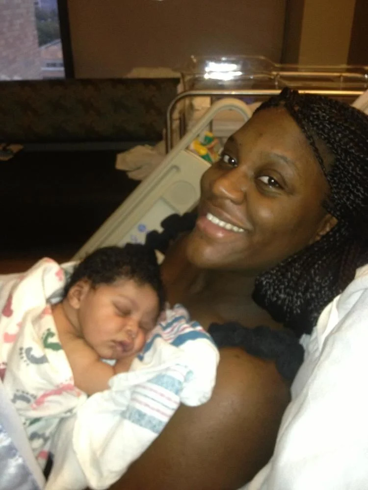 Tiffany Jackson and son