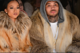 How long were Karrueche Tran and Chris Brown together?