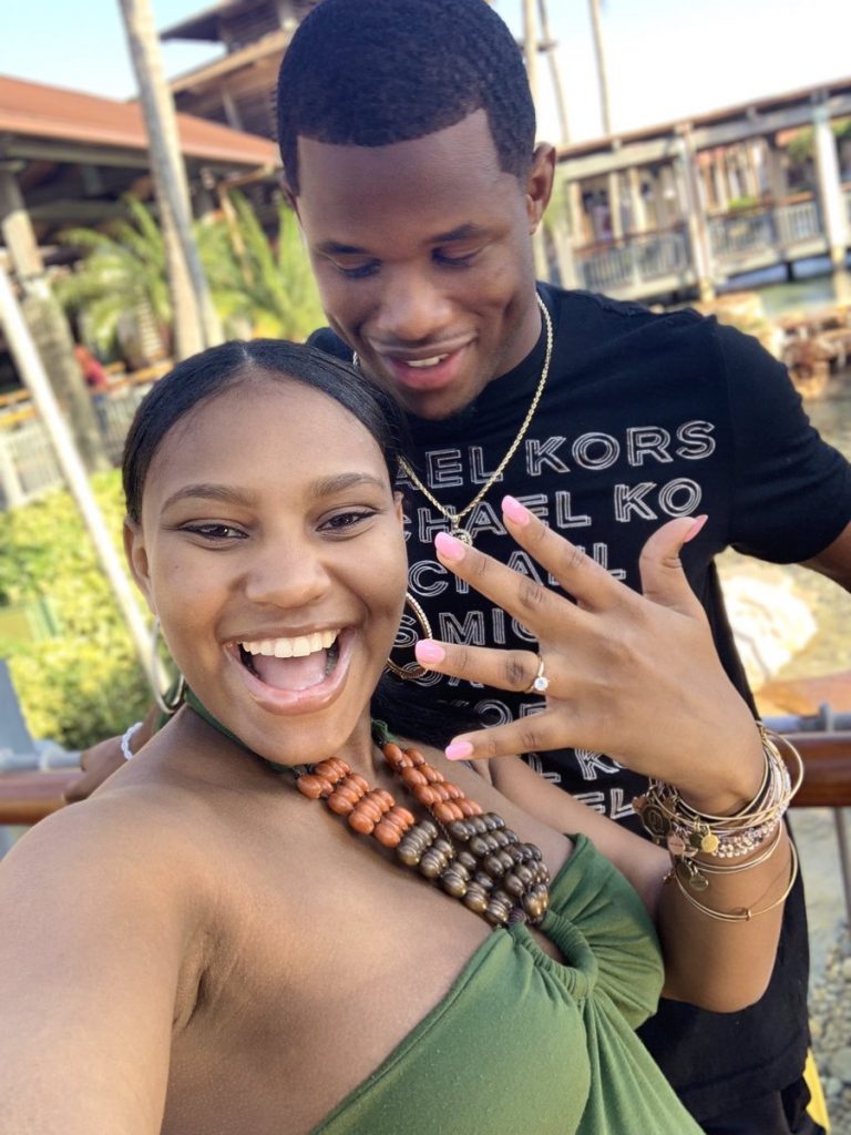 Jaquan Johnson and Yanelis Cobas