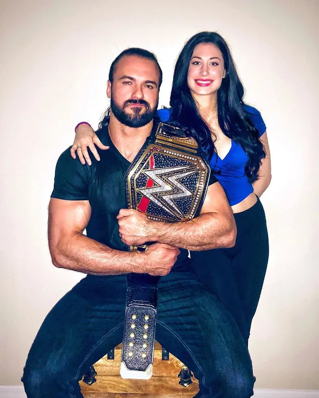 Kaitlyn Frohnapfel and Drew McIntyre