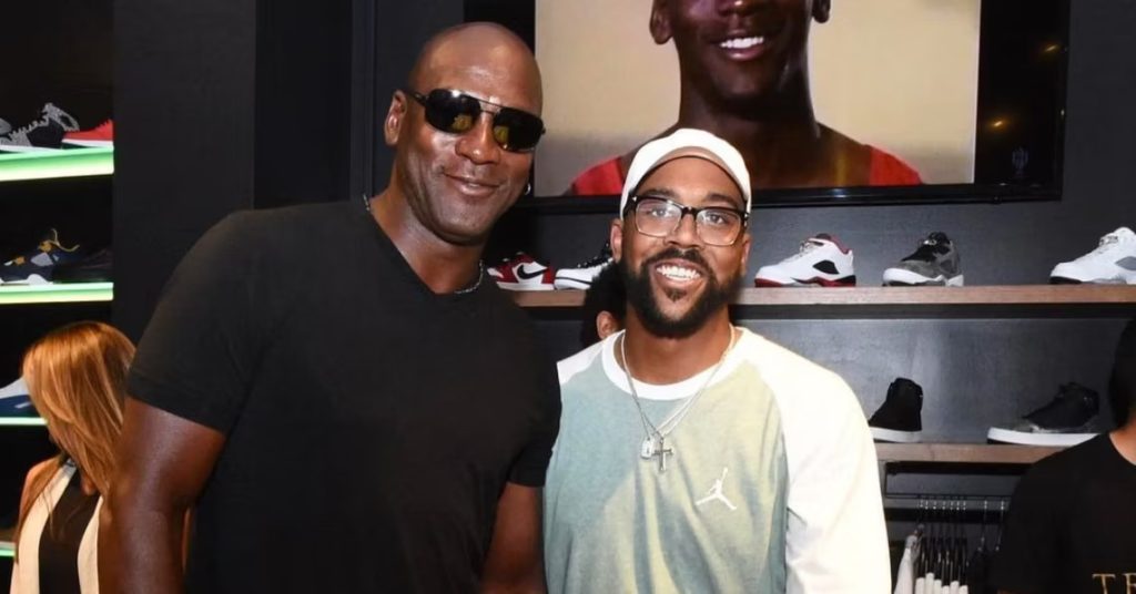 Michael Jordan and Marcus Jordan