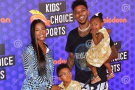 Nick Young and his family