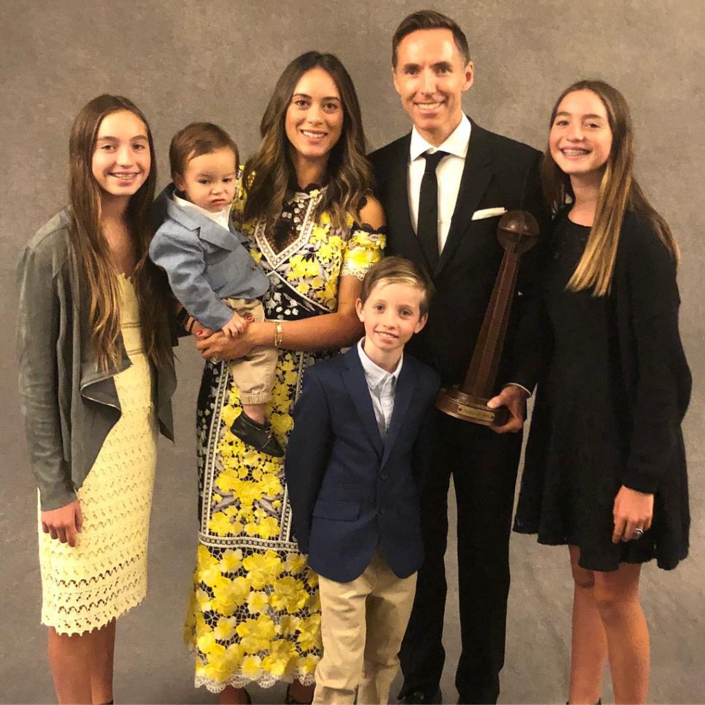 Steve Nash Children and Wife 