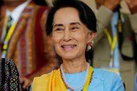Why was Aung San Suu Kyi awarded the Nobel Peace Prize in 1991?