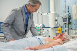 What blood test shows stiff person syndrome?