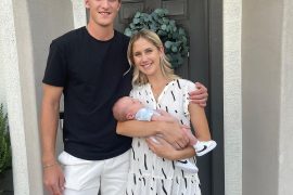 Who is Tage Thompson married to?
