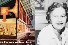 Who invented the first solar powered house?