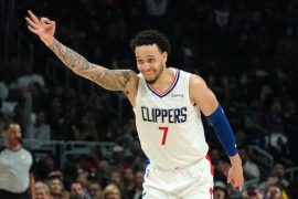 What number is Amir Coffey? Who is #7 on the Clippers?