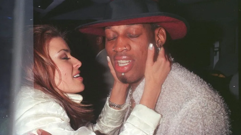 Carmen Electra and Dennis Rodman