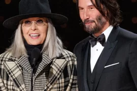 When did Diane Keaton date Keanu Reeves?