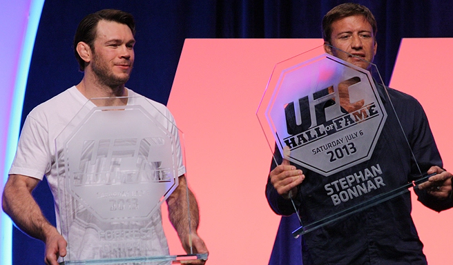 Forrest Griffin and Stephan Bonnar