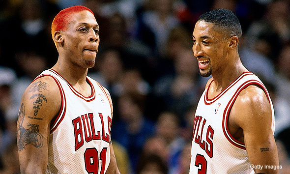 Scottie Pippen and Dennis Rodman