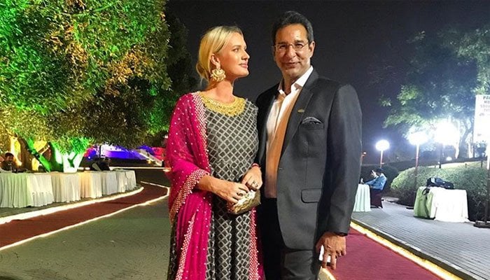 Shaniera Akram and Wasim Akram