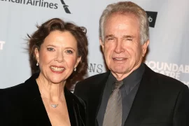 How did Annette Bening and Warren Beatty fall in love?