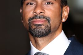Who did David Haye hit with a bottle?