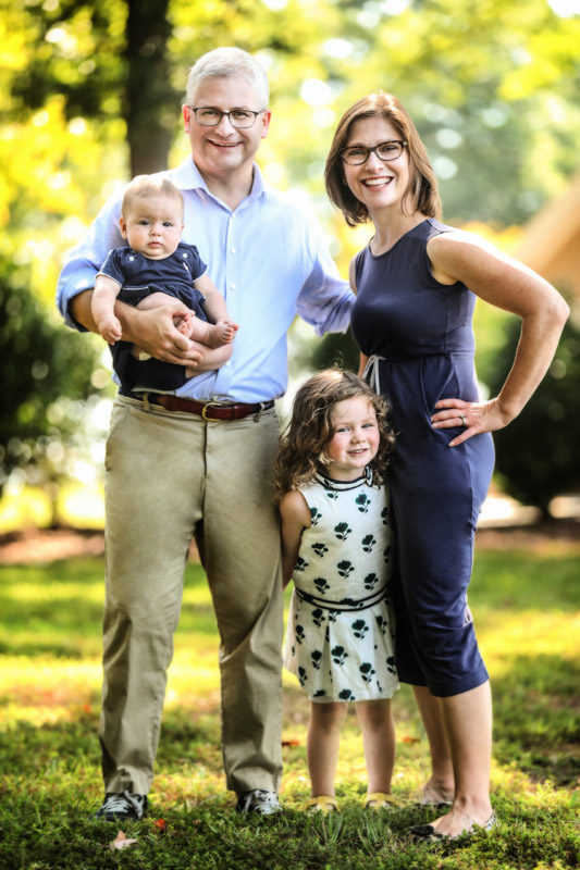 Patrick McHenry with his wife and daughters