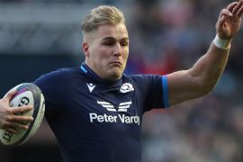 How does Duhan van der Merwe qualify for Scotland?