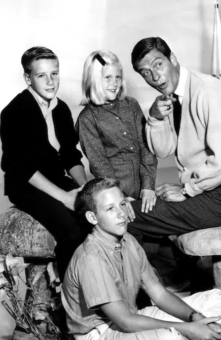 Dick Van Dyke and his children
