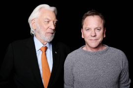 How many movies did Donald and Kiefer Sutherland do together?