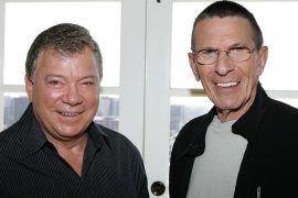 Why did Shatner not attend Nimoy’s funeral?