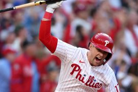 Did Rhys Hoskins get married? Who is Rhys Hoskins wife?