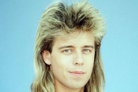 When did Pat Sharp cut his hair? Did Pat Sharp have the mullet?