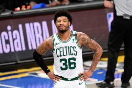 Has Marcus Smart had a triple double? How many 3 points has Marcus Smart made?