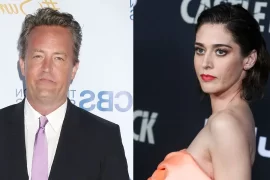 Did Lizzy Caplan date Matthew Perry?