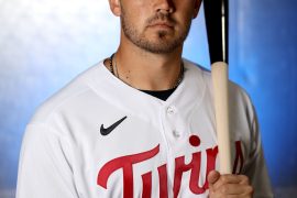 Where is Trevor Larnach now? What position does Larnach play for the twins?
