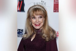 How many times did American actress Terry Moore get married?