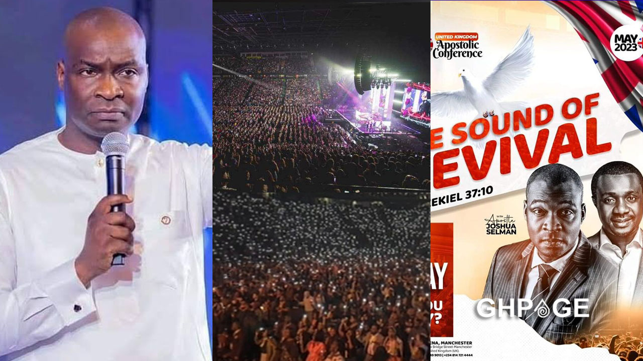 Sound of Revival: Apostle Joshua Selman and Nathaniel Bassey shut down UK’s biggest indoor Arena