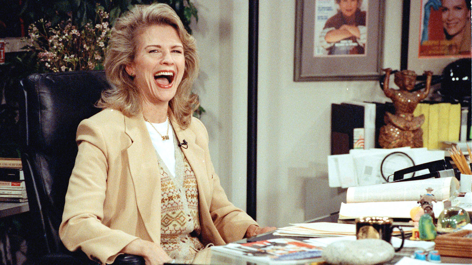 How old was Candice Bergen when she played Murphy Brown?