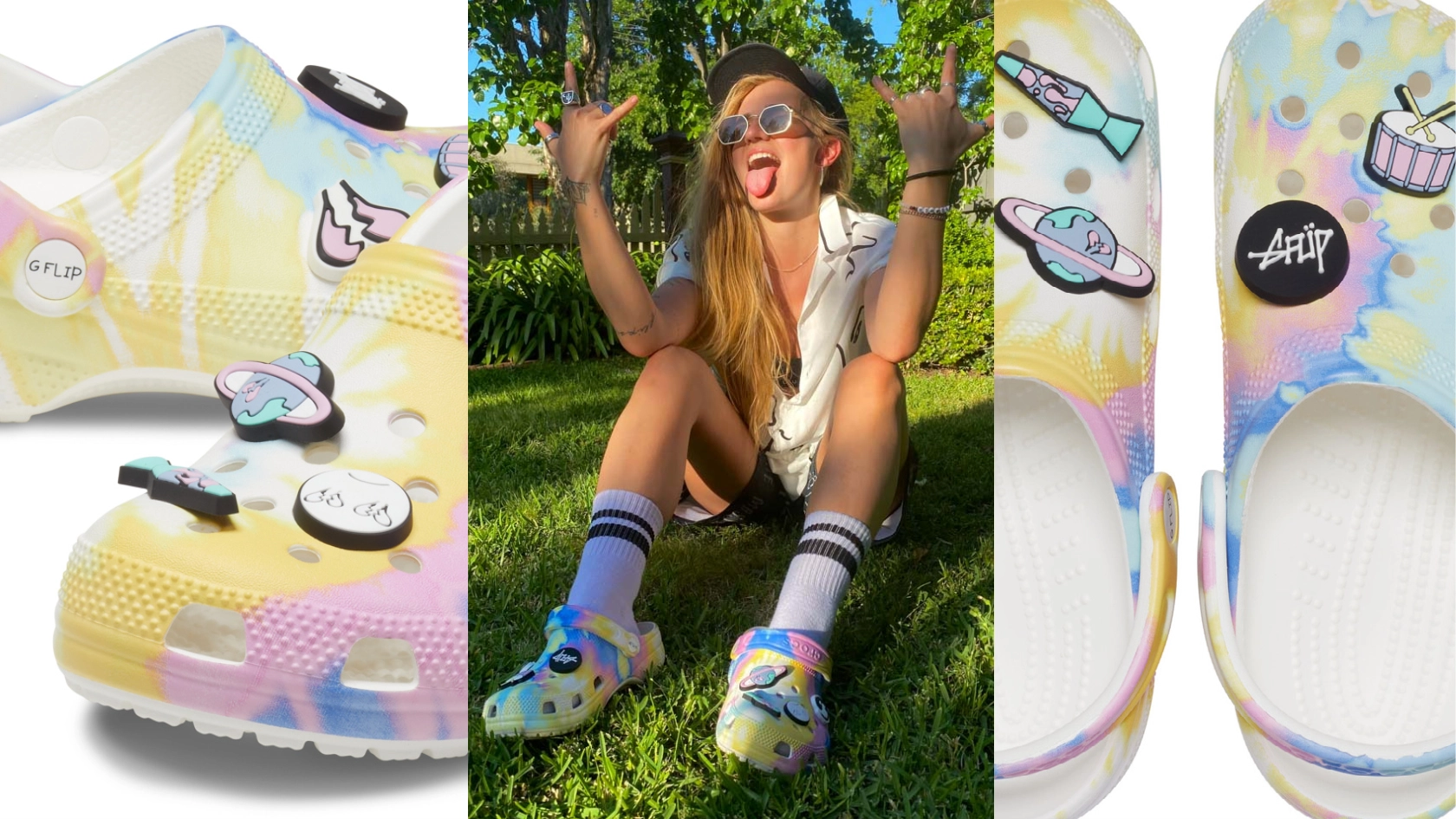Is G Flip an ambassador for Crocs?