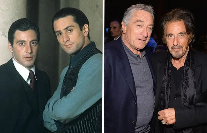 How many movies did Al Pacino and Robert De Niro make together?
