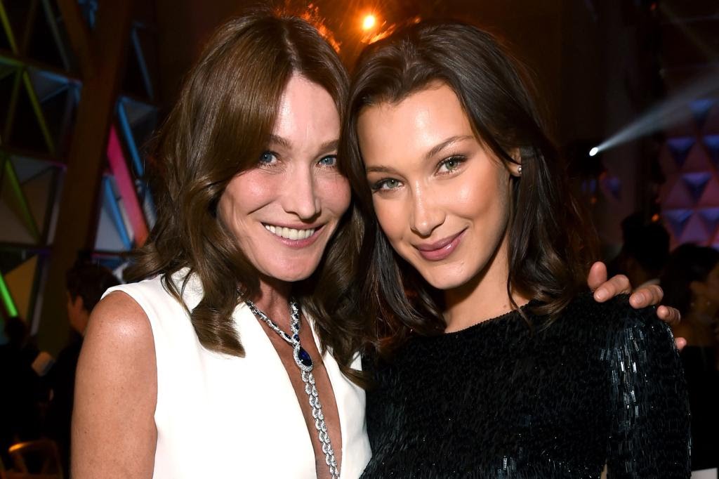 What does Carla Bruni think of Bella Hadid?