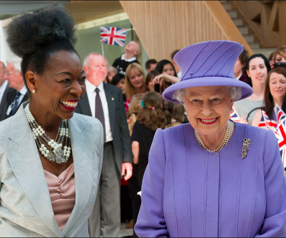 When did Floella Benjamin meet the Queen? Why did Floella Benjamin meet the Queen?
