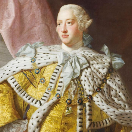 Why did George III have to give up his throne?