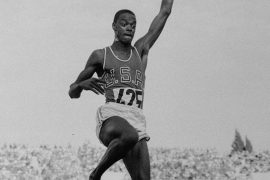 How far did Ralph Boston jump?